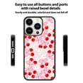 thumbnail image 2 of Pink Bow Cherry for iPhone 16 Pro Case, Cute Aesthetic Daisy Flower Shock-Absorbent Protective,Black, 2 of 6