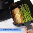 thumbnail image 3 of Total Chef Electric Air Fryer Oven 5 Qt/4.8L, Digital Touchscreen Controls, 8 Cooking Presets, Black, 3 of 5