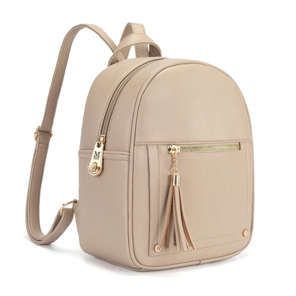 Montana West Purse Medium Backpack for Women Anti Theft Backpacks with Secured Zipper, Khaki