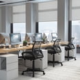 thumbnail image 5 of Costway Mesh Office Chair Ergonomic Computer Desk Chair with Lumbar Support Armrests Black, 5 of 11