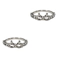 thumbnail image 1 of Jumpingount Anillo de diamantes de imitación Accesorio de moda Cuerpo Adornar Bowknot Anillos Dorado Type1 NO1, 1 of 6