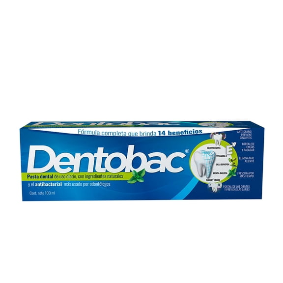 Crema Dental Dentobac C D 100ml
