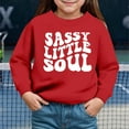 thumbnail image 2 of Zshosam Cute Sweatshirts for Teen Girls Baby Sweat Shirt Long Sleeve, for Boys & Girls,Red 2 Years, 2 of 4