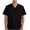 *Black, variant on VBVC Men's V-Neck Breathable Scrub Top with Pockets, Medical Uniform Short Sleeve Shirts For Men ,Army Green,S-3XL