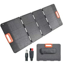 EchoNexus 200 Watt Portable Solar Panel for Power Station, Foldable Solar Charger with Adjustable Kickstands Waterproof IP65 for Home, RV, Boat, Outdoor, Camping, off Grid System