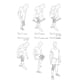 thumbnail image 3 of Xihbxyly Rodillera de Tejido 3D, Soporte de Compresión Transpirable, Rodillera Elástica Suave, Protector Deportivo Ligero, Ideal para Baloncesto, Voleibol, Senderismo y Running, Ajuste para Adultos,, 3 of 3