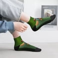 thumbnail image 2 of Fuzoiu Red-Eyed Tree Frog Print Adult Socks, Crew Moisture-wicking Socks, Unisex Cushion Crew Socks,Casual Sports Ankle Socks, 2 of 7