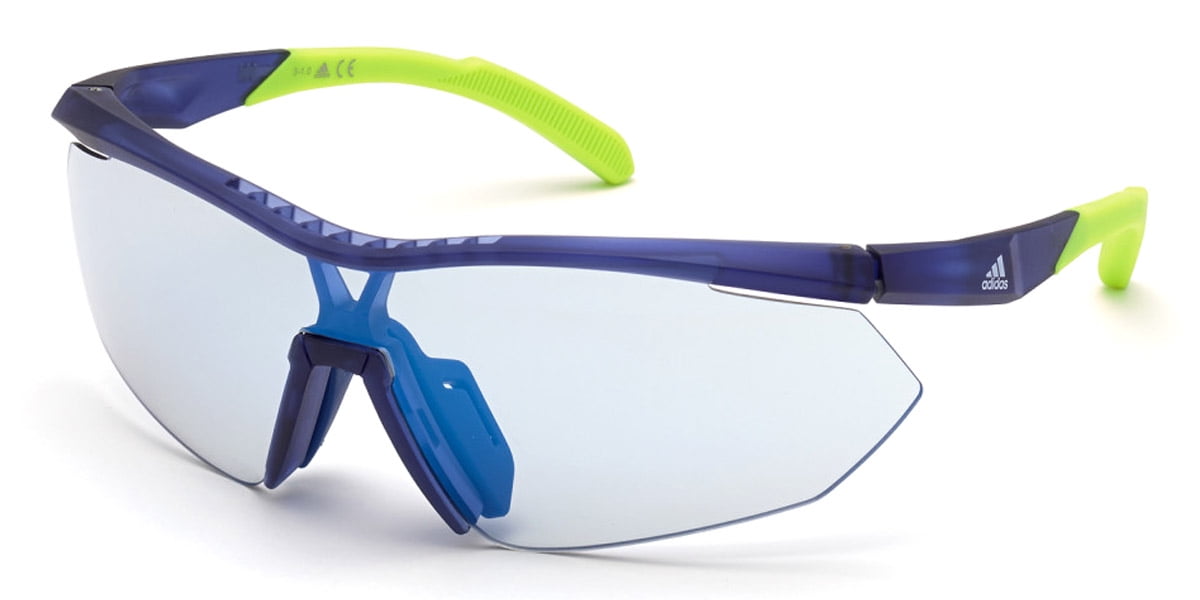Sunglasses Adidas Sport SP 0027 91X Matte Blue / Mirror - Walmart.com
