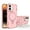 Light Pink, variant on Protective Magnetic Kickstand Case for iPhone 16 Pro with Tempered Glass Screen Protector - Light Blue