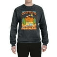 thumbnail image 2 of Wild Bobby Life Was Meant For Great Adventures Mountains Pine Trees Nature Lover Unisex Crewneck Sweatshirt, Heather Black, XX-Large, 2 of 6