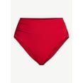 thumbnail image 5 of Time and Tru Women's and Women's Plus Size Ribbed High Waisted Bikini Bottoms, Sizes XS-3X, 5 of 5