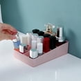 thumbnail image 2 of MEROTABLE Cosmetic Storage Box Compartmental Jewelry Storage Racks Desktop Dispenser Organizer Home Container Accessories, 2 of 5