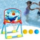 thumbnail image 3 of Aro de baloncesto de piscina flotante de plástico, de deportes de ejercicio juguetes de piscina interactivos para a partir de 6 Sunnimix aro de baloncesto de la piscina, 3 of 6