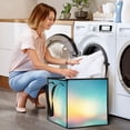 thumbnail image 7 of Home Organizer Foldable Fabric Storage Bin With Handle Abstract Blurred Background, 7 of 7