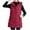 Wine, variant on MELDVDIB Womens Zipper Long Puffer Vest Coats Fall Winter Sleeveless Hooded Jackets Warm Padded Light Weight Outwear with Pockets
