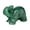 Green, variant on HomeLife Elephant Statue 1pc 1.57" Realistic Exquisite Collectible Living Room Bedroom Animal Sculpture Ornament Mini Elephant Ornament