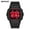 black red, variant on Men's Tactical Sport Watch – LED Digital Military Wristwatch with Date, Alarm & Stopwatch, 50M Waterproof
