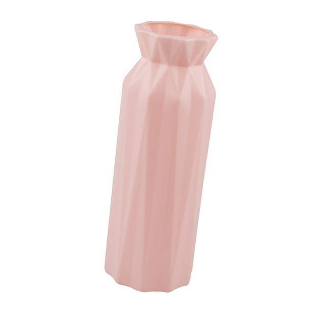 Jarrón decorativo, redondo, nórdico, simple, con , para Rosado Sunnimix Jarrón redondo moderno