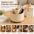 thumbnail image 4 of 360 Degree Rotating Desk Organizer for Pen and Pen Holder for Office Storage, and Home, Round, 4 of 7