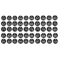 thumbnail image 3 of 50PCS Number Tags 51-100, Number Key Tags Plastic Numbered Tags Key Tags Keychain for Organizer Field Sales Hangers Clothes Labels ID Tag, Black White, 3 of 6
