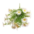 thumbnail image 2 of Artificial Small Daisy Bouquet Faux Wildflower Bundle, Rustic Fake Floral Arrangement for Vase Filler Living Room Tabletop Wedding Banquet Farmhouse Indoor Home Party Decor Ornament 1Pcs, 2 of 4