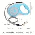 thumbnail image 3 of Retractable Dog Leash with Paw Print Locking System – Heavy-Duty, Tangle-Free Extendable Lead for Small, Medium, and Large Dogs, Compatible with Standard Leash Clips., 3 of 5