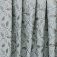 thumbnail image 5 of Fabric Mart Direct Powder Blue Cotton Linen Fabric By The Yard, 54 inches or 137 cm width, 1 Yard Blue Cotton Fabric, Leaves Embroidered, Upholstery Drapery Curtain Wholesale Fabric, 5 of 8