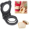 thumbnail image 1 of Sandwich Molds Cutter and Sealer, 2024 New Sandwich Cutter and Sealer for Kids, Uncrustables Sandwich Maker, Sandwich Maker for Making Breakfast and Lunchtime Easier (Round-Grey) Round-Grey, 1 of 5