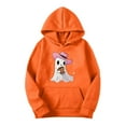 thumbnail image 3 of Heisall Womens Hoodies 2025 Fall Winter Long Sleeve Hooded Pocket Halloween Print Loose Casual Fashion Hooded Sweatshirts, 3 of 4