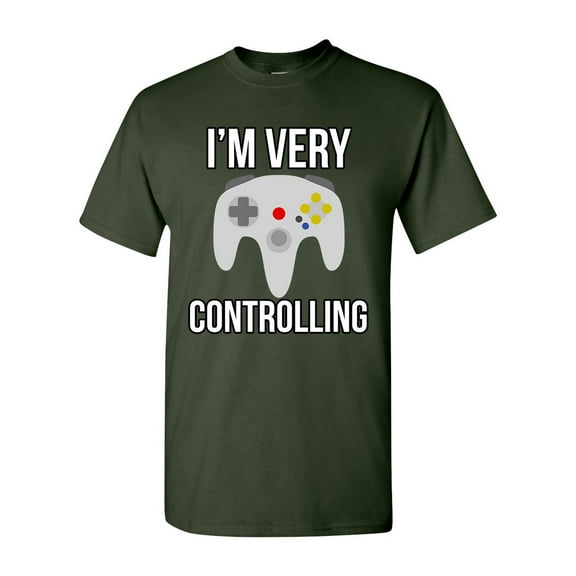 I'm Very Controlling Gamer Controller Funny Humor DT Adult T-Shirt Tee