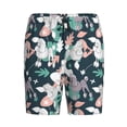 thumbnail image 4 of Wukai Cute Poodle Dog Men’s Short Pajama Pants With Pockets Soft Sleep Pj Shorts for Men-3X-Large, 4 of 6