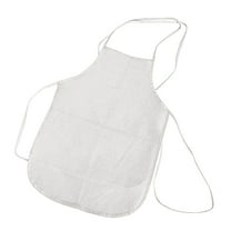 Do It Yourself White Poly Nonwoven Childs Apron - Craft Kits - 12 Pieces