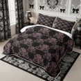 thumbnail image 3 of Manfei Hippie Damask Quilt King 3 Pieces,Exotic Style King Coverlet Set,1 Bedspread and 2 Pillowcases, 3 of 7