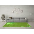 thumbnail image 3 of Ahgly Company Indoor Square Abstract Green Modern Area Rugs, 5' Square, 3 of 4
