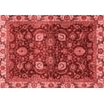 thumbnail image 1 of Ahgly Company Machine Washable Indoor Rectangle Abstract Red Modern Area Rugs, 3' x 5', 1 of 4
