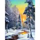 thumbnail image 1 of Cuadros Decorativos 5D DIY diamante pintura madera nieve completo redondo taladro mosaico Rhinestone imagen JShteea Nuevos Originales, 1 of 9