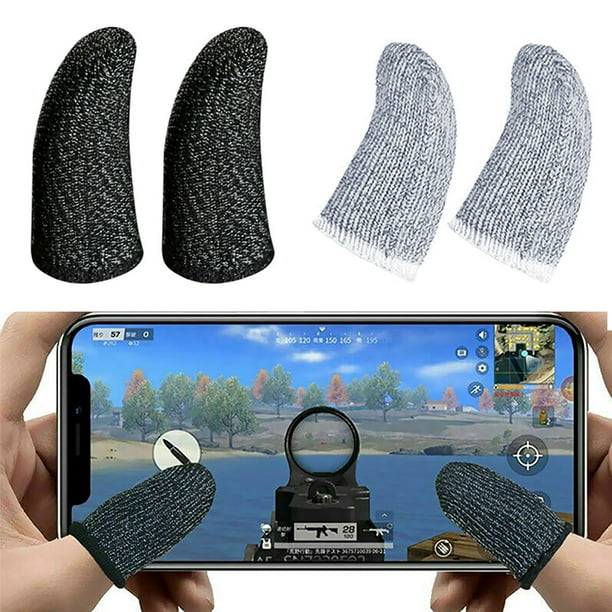 1 Pair Mobile Game Sleeve Smart Touch Screen Finger Gaming Gloves For