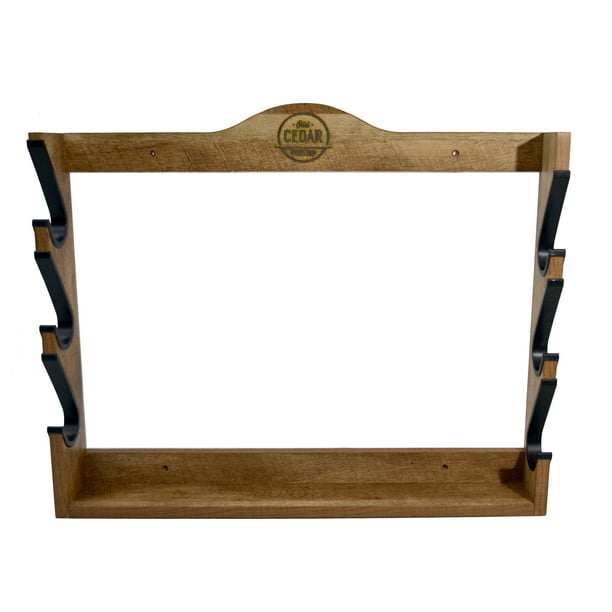 Old Cedar Outfitters Distressed 3 Gun Wall Rack w/Shelf