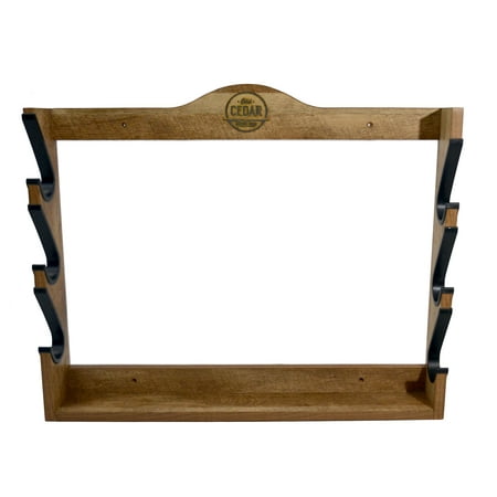 Old Cedar Outfitters Distressed 3 Gun Wall Rack w/Shelf