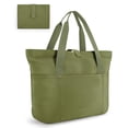 thumbnail image 1 of Bolsa BAGSMART para mujer plegable con cremallera de 20 litros (verde militar), 1 of 7