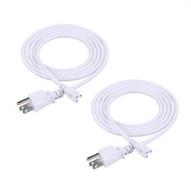 6ft led light power cord, t5 connector cord extension cord with 3 prong power plug for t5 t8