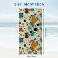 thumbnail image 3 of PHYHOO Retro Microfiber Sand Free Beach Towel Oversized Quick Dry Absorbent for Pool Swimming Bathroom Beach Towel 30x60in, 3 of 8