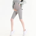thumbnail image 7 of ShaoRunShi Women's Maternity Yoga Shorts Over The Belly Comfy Biker Shorts Active Workout Pregnancy Gym Short Pants, 7 of 7
