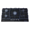 thumbnail image 1 of Parrilla de 5 quemadores en cristal templado negro de 90 cm, 1 of 3