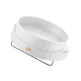 thumbnail image 2 of GUOOL 360 degree Rotating Storage Organiser Corner Shelf with Towel Rack for Kitchen White, 2 of 3