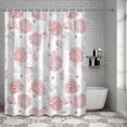 thumbnail image 6 of Bathroom Shower Curtain Watercolor Red Coral Purple Conch Waterproof Shower Curtains with Hooks, Summer Marine Life Bath Curtains Bathtub Curtain Home Decor 36x72in, 6 of 9