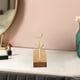 thumbnail image 4 of Jewelry display stand, double fork bracket, metal rolling cart, elegant pendant ornament, foldable portable stand, metal frame, for office decor,topliu, 4 of 8