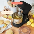 thumbnail image 5 of Beautiful 3.5 Qt Stand Mixer, Black Sesame with Flat Beater, Dough Hook, Balloon Whisk, 5 of 21