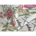 thumbnail image 4 of Ambesonne Flower Quilted Bedspread Set 3 Pcs, Dog Rose Garden Floral, King Size, Lime Green Pale Pink, 4 of 5