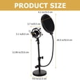thumbnail image 3 of EeaseCA 1 Ensemble de Support de Microphone Professionnel Réglable avec Filtre de Micro, 3 of 7